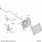 SPORTSMAN 1000 XP 48 (A20SXD95A9/E95AG) Engine, cooling system - a20sxd95a9  /  e95ag (c102001)