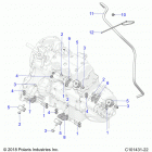 SPORTSMAN 1000 XP 48 (A20SXD95A9/E95AG) Engine, mounting and transmission mounting - a20sxd95a9 ...