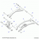 SPORTSMAN 1000 XP 48 TRAIL PACKAGE (A20SXZ95AG) Suspension, rear control arms- a20sxz95ag (c0211319)
