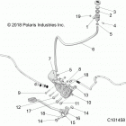 SPORTSMAN 1000 XP 55 (A20SLZ95AE) Brakes, brake pedal and master cylinder - a20slz95ae (c1...
