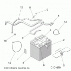 SPORTSMAN 1000 XP 55 (A20SLZ95AE) Electrical, battery - a20slz95ae (c101679)
