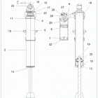 SPORTSMAN 1000 XP 55 (A20SLZ95AE) Suspension, shock, rear piggyback - a20slz95ae (101548)