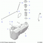 SPORTSMAN 1000 XP EU EGI (A20SXE95KL/KR) Body, fuel tank - a20sxe95kl  /  kr (c101969)