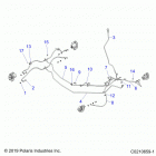 SPORTSMAN 1000 XP EU EGI (A20SXE95KL/KR) Brakes, brake lines - a20sxe95kl  /  kr (c0210659-1)