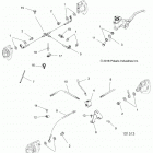 SPORTSMAN 1000XP TOURING (A20SYE95AD) Brakes, brake lines - a20sye95ad