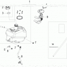 SPORTSMAN 110 (A20YAF11B5/N5) Body, fuel tank and hoses - a20yaf11b5  /  n5 (a00067)