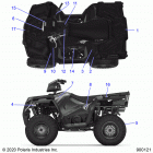 SPORTSMAN 450 HO EPS (A20SEE50A1/A5/CA1/CA5) Body, decals - a20see50a1  /  a5  /  ca1  /  ca5 (900121...