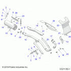 SPORTSMAN 450 HO EPS (A20SEE50A1/A5/CA1/CA5) Engine, exhaust - a20see50a1  /  a5  /  ca1  /  ca5 (c02...