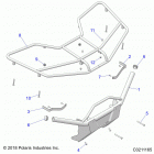 SPORTSMAN 450 HO UTILITY (A20SEG50A1/A5/CA1/CA5) Body, front rack - a20seg50a1  /  a5  /  ca1  /  ca5 (c0...