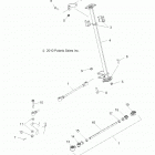 SPORTSMAN 450 HO UTILITY (A20SEG50A1/A5/CA1/CA5) Steering, steering post - a20seg50a1  /  a5  /  ca1  /  ...