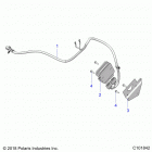 SPORTSMAN 450 HO UTL (A20SEG50A1/A5) Electrical, voltage regulator and mounting - a20seg50a1 ...