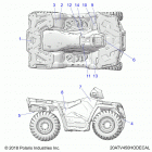 SPORTSMAN 450 HO UTL (A20SEG50A1/A5/CA1/CA5) Body, decals - a20seg50a1  /  a5  /  ca1  /  ca5 (20atv4...