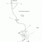 SPORTSMAN 570 6X6 (A20S6E57A1) Drive train, front gearcase mounting - a20s6e57a1 100458...
