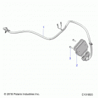 SPORTSMAN 570 6X6 (A20S6E57A1) Electrical, voltage regulator and mounting - a20s6e57a1