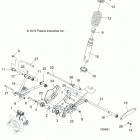 SPORTSMAN 570 6X6 (A20S6E57A1/3A1) Suspension, rear - a20s6e57a1  /  3a1 (100461)