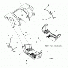 SPORTSMAN 570 6X6 EURO (A20S6E57F1/FL) Body, rear cab and footwells - a20s6e57f1  /  fl [100464...