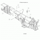 SPORTSMAN 570 6X6 EURO (A20S6E57F1/FL) Chassis, frame - a20s6e57f1  /  fl (c100451)