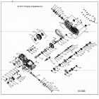 SPORTSMAN 570 6X6 EURO (A20S6E57F1/FL) Drive train, main gearcase - a20s6e57f1  /  fl [101385]