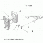 SPORTSMAN 570 6X6 EURO (A20S6E57F1/FL) Suspension, support, mid - a20s6e57f1  /  fl [c101366]
