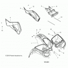 SPORTSMAN 570 EFI X2 EPS (A20SWE57A1) Body, front cab and side panels - a20swe57a1 (101201)