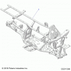 SPORTSMAN 570 EFI X2 EPS (A20SWE57A1) Chassis, frame - a20swe57a1 (c0211349)