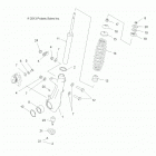 SPORTSMAN 570 EPS EU TRACTOR ZUGLOF (A20SEF57C1/SC1/C2/C5/C9/CK/CY/F1/F2) Suspension, front strut - a20sef57c1  /  s57c1  /  c2  /...
