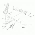SPORTSMAN 570 EPS HD UTILITY AUS/NZ (A20SUE57D5) Suspension, a-arm and strut mounting - a20sue57d5 (10018...