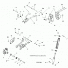 SPORTSMAN 570 EPS HD UTILITY AUS/NZ (A20SUE57D5) Suspension, rear - a20sue57d5 (100184)