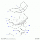 SPORTSMAN 570 EPS TRACTOR (A20SEF57C1/S57C1/C2/CK/F1/F2/C5/C9) Body, storage, front - a20sef57c1