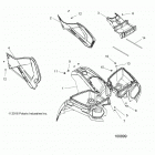 SPORTSMAN 570 EPS UTILITY (A20SEJ57A1/A4/A7/A9/B1/B4/B7/B9) Body, front cab and side panels - a20sej57a1  /  a4  /  ...