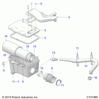 SPORTSMAN 570 EU TRACTOR ZUGLOF (A20SET57C1/C2/F1) Engine, air intake system -   a20set57c1  /  c2  /  f1 (...
