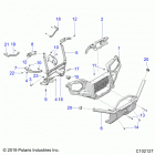 SPORTSMAN 570 HD EPS AUS/NZ (A20SEF57D5) Body, front bumper and mounting - a20sef57d5 [c102127]