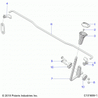 SPORTSMAN 570 HD EPS AUS/NZ (A20SEF57D5) Drive train, gear selector - a20sef57d5 (c101699-1)