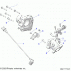 SPORTSMAN 570 HD EPS AUS/NZ (A20SEF57D5) Engine, throttle body and fuel rail - a20sef57d5 (c02111...