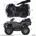 SPORTSMAN 570 HUNTER EDITION (A20SHD57A9) Body, decals - a20shd57a9 (900126-01)