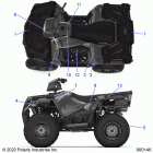 SPORTSMAN 570 LATIN (A20SEA57L6/L7) Body, decals - a20sea57l6  /  l7 (900146-01)