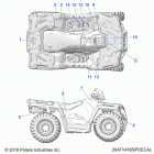 SPORTSMAN 570 PREMIUM (A20SHE57AN/AF) Body, decals - a20she57an  /  af (20atv450spdecal)