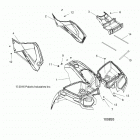 SPORTSMAN 570 PREMIUM (A20SHE57AN/AF) Body, front cab and side panels - a20she57an  /  af (100...