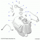 SPORTSMAN 570 PREMIUM EU TRACTOR ZUGLOF  (A20SHE57FP/S57CP/FP/CU) Body, fuel tank asm. - a20she57fp  /  s57cp  /  fp  /  c...