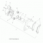 SPORTSMAN 570 PREMIUM EU TRACTOR ZUGLOF  (A20SHE57FP/S57CP/FP/CU) Brakes, brake caliper, front - a20she57fp  /  s57cp  /  ...