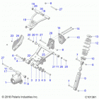 SPORTSMAN 570 PREMIUM EU TRACTOR ZUGLOF  (A20SHE57FP/S57CP/FP/CU) Suspension, rear - a20she57fp  /  s57cp  /  fp  /  cu [c...