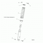 SPORTSMAN 570 PREMIUM HUNTER (A20SHD57A9) Suspension, front shock - a20shd57a9 (100012)