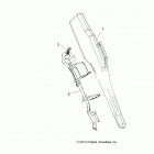 SPORTSMAN 570 SP (A20SHD57A9) Body, gun boot - a20shd57a9 (49atvgunboot15570sp)