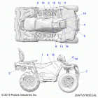 SPORTSMAN 570 SP TOURING (A20SJE57AX) Body, decals - a20sje57ax (20atv570decal)