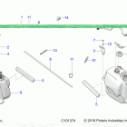 SPORTSMAN 570 SP TOURING (A20SJE57AX) Body, fuel tank asm. - a20sje57ax