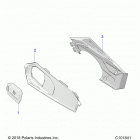 SPORTSMAN 570 SP TOURING (A20SJE57AX) Body, panel - a20sje57ax