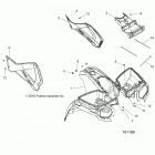 SPORTSMAN 570 SP TOURING (A20SJE57AX/BX) Body, front cab and side panels - a20sje57ax  /  bx (101...