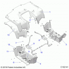 SPORTSMAN 570 SP TOURING (A20SJE57AX/BX) Body, rear cab and footwells - a20sje57ax  /  bx (c10214...