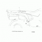 SPORTSMAN 570 SP TOURING (A20SJE57AX/BX) Body, rear rack additioinal red reflector - a20sje57ax  ...