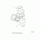 SPORTSMAN 570 TOURING EPS TRACTOR (A20SDS57C5) Engine, fuel injector 2521068 o-rings - a20sds57c5 (1012...